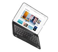 Hotkesa Étui clavier Bluetooth pour iPad Mini 4 et 5, étui clavier iPad avec support rotatif pivotant à 125 degrés, ultra fin, protection antichoc, fonction veille/réveil automatique (iPad Mini 4/5