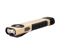 HOTLIGH Lampe torche magnétique rechargeable - Trois sources de lumière LED lampe de poche avec clip design, lampe de poche plate pour réparation de voiture/camping/urgence