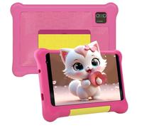 HotLight Tablette Enfants 7 Pouces Android 13 Tablette pour Enfant avec 5GB RAM+32GB ROM(TF 128GB), Contrôle Parental, GMS, WiFi, Bluetooth, Kids Tablette Tactile Éducative avec Kid-Proof Étui(Rose)