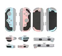 Hotline Games 2.0 Plus Poignée de manette compatible avec Switch Joy-Con, antidérapante, absorbant la transpiration, facile à appliquer, poignées + boutons + gâchettes (pour manette Joy-Con)