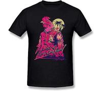 Hotline Miami T Shirt Hotline Miami Richard T-Shirt T-Shirts à Manches Courtes(XX-Large)