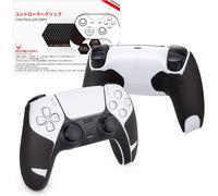 Hotlinegames 2.0 Plus Grip De Manette Compatible Avec Ps5 Dualsense Controller Grip, Kit De Peau Douce Texturée, Antidérapante, Absorbant La Transpiration, Facile À Appliquer (Pour Poignées)