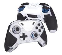 HOTLINEGAMES Ruban adhésif pour manette compatible avec FLYDIGI APEX 4, antidérapant, absorbant la transpiration, facile à appliquer, poignées + boutons + gâchettes (noir)