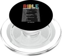 Hotlines d'urgence biblique Faith Bible Verset Graphique chrétien PopSockets PopGrip pour MagSafe