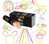 HOTLITE, Set de bougies pour enfants, Bâtons lumineux colorés, set. 100 pièces