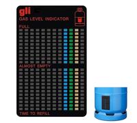 HOTMNTY Indicateur de Niveau de Gaz Magnétique, Indicateur de Niveau de Remplissage, Carburant Jauge Magnéti Indicateur Outil pour Bouteille de Gaz Propane/Butane, Réchaud à Gaz, 1 Pièce