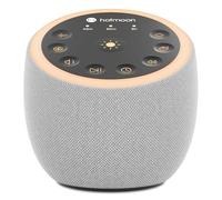 Hotmoon Machine à son avec 40 sons haute fidélité, machine sonore à bruit blanc avec fonctions de mémoire, veilleuse 8 couleurs, alimentation USB, pour le sommeil et la réduction du bruit, aide au