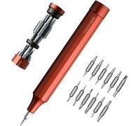 HOTO 24 en 1 Kit de Tournevis de Précision,Manuel,Kit d'outils Mini,Magnétique Outils de Réparation avec Torx Triangle Bits etc,Pour iPhone, Switch, PS4, PS5, Lunettes, Montres, PC, Macbook, Laptop