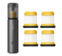 HOTO Aspirateur à main pour voiture + 4 filtres de rechange