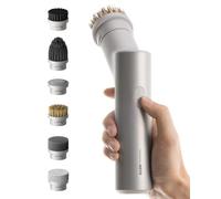 HOTO Brosse à récurer électrique étanche IPX7 pour salle de bain, 55,9 cm, max 55,9 cm, brosse à récurer électrique avec 9 têtes de brosse pour cuisine, évier, salle de bain, douche, carrelage