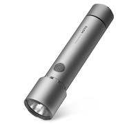 HOTO Lampe Torche LED Ultra Puissante, Lampe Torche Tactique Puissante, 2300 Lumens Lampe de Poche Rechargeable, Avec Batterie Remplaçable, 5 Modes D'éclairage pour Camping Randonnée, et Urgences