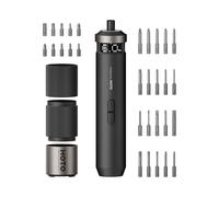 HOTO PixelDrive Tournevis électrique, écran intelligent, 6 réglages de couple (0,5-6 N·m), 30 embouts hexagonaux 1/4'', LED, pour électronique et réparations domestiques