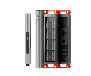 HOTO SNAPBLOQ D-A03 Kit de perceuses électriques sans fil à 3 vitesses, LED, 20 en 1 Kit portable pour bijoux, résine, plastique, bois, bricolage