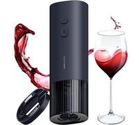 HOTO Tire-Bouchon Électrique : Top Cadeaux pour les Amateurs de Vin, Ouvre-Bouteille Sans Fil avec Coupe-Feuille Verrouillable, Ouverture Instantanée en 10 Secondes, Alimenté par Piles