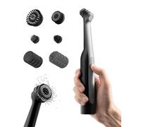 HOTO Wand™ Brosse Nettoyage Electrique Rechargeable IPX7 Étanche, Brosse Electrique Nettoyage Rotative avec 12 Têtes Interchangeables, pour Joints, Coins, Fissures & Tuiles