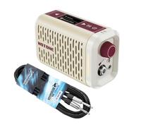 Hotone AP-5WH Amplificateur de guitare Pulze Mini Modeling Amp avec câble jack Keepdrum