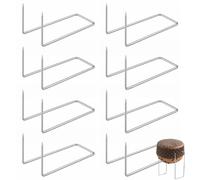 Hotop Moule à Panettone 1.5 kg Acier Inoxydable Support à Colomba de Pâques Douceurs Festives Crochets de Refroidissement Réutilisables Anti-Affaissement Maison & Boulangeries(8,M)