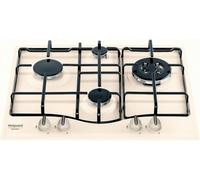 Hotpoint Table de cuisson 7HPCN640TOWRHA Blanc antique 4 feux 9 niveaux