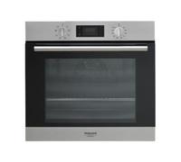 Hotpoint Ariston FA2 540 P IX HA - Four - intégrable - niche - largeur : 56 cm - profondeur : 55.5 cm - hauteur : 60 cm - avec système auto-nettoyant - acier inoxydable