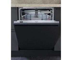 Hotpoint-Ariston HIC 3C41 CW Lave-vaisselle Encastrable 14 couverts, 9 programmes, Demi-charge