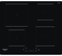 HOTPOINT - HQ5660SNE - Table de cuisson induction - 4 foyers - 7200W - L60 cm - Rêvetement verre noir