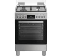 Hotpoint-Ariston HS68G8PHX/E/1 CuisiniÃšre Pose libre | Classe Ã©nergÃ©tique A | Four Ã©lectrique, table 4 gaz, finition inox