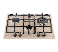 Hotpoint Table de cuisson gaz PC 640 T (AV) R/HA 4 brûleurs encastrable noir/bronze/avoine