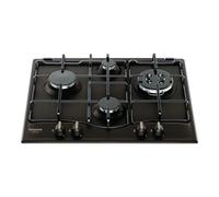 Hotpoint Table de cuisson PCN640TANRHA 4 feux (1 triple couronne) 60 cm Anthracite