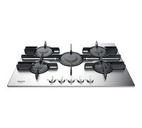 Hotpoint Ariston - Table de cuisson à gaz ftghl 751 d/ix/A Finition inoxydable et grilles en fonte de 75 cm