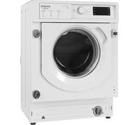 Hotpoint - BIWMHG8146EU Lave-linge Hublot Encastrable - Capacité 8 kg - Chargement Frontal, 1400 tr/min - Moteur Induction, Anti-tache - Départ Différé - Classe Énergétique A - Blanc
