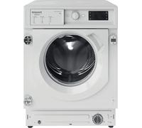 Hotpoint - BIWMHG81485EU Lave-linge Hublot Encastrable - Capacité 8kg - Chargement Frontal, 1400 tr/min - Programme Anti-tache 100, Départ Différé 1-24h - Classe Énergétique B - Blanc