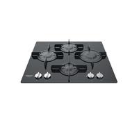 Hotpoint FTGHG 641 D/HA(BK) Table de cuisson encastrable noire 60 cm gaz 4 feux