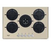 Hotpoint HAGD 72S/CH Plaque de cuisson Ã gaz Encastrable | Classe Ã©nergÃ©tique A | 4 zones induction, contrÃŽle tactile, sÃ©curitÃ© enfants