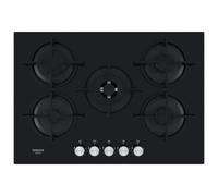Hotpoint HAGS 72S BK Noir Intégré 73 cm Gaz 4 zones