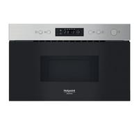 Hotpoint Micro-ondes grill HAM K12C X intégré 22 L 750 W Noir acier inoxydable
