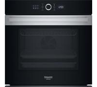 Hotpoint - HAOI5S8PM0XA Four Encastrable Pyrolyse 73L - Hydrolyse, Chaleur Pulsée - Programmes Automatiques, Écran Électronique - H 59,7 x L 59,5 x P 56,4 cm - Classe Énergétique A+ - Inox