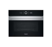 Hotpoint HMW57HMXUK Micro-ondes & Gril Intégré, 40L, Micro-ondes 900W, Gril 1600W, Cuisson par ventilateur, CrispFry, Programmes automatiques, Acier Inoxydable