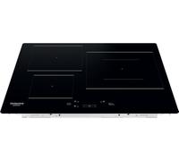 Hotpoint HQ 5760S NE - Plaque induction 3 foyers, zone 28 cm, 7200 W | Fonction booster, commandes tactiles, programmes automatiques et minuterie, verre céramique noir
