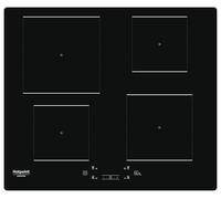 Hotpoint Plaque à induction HQ5660SNE 4 foyers 4 boosters panneau frontal 9 niveaux sécurité enfant