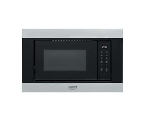 Hotpoint MF20S IX HA.1 Noir, Acier inoxydable Micro-onde simple Intégré 20 L 900 W
