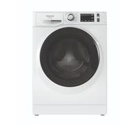 Hotpoint - NAM11948WMFR Lave-linge Hublot Posable - Capacité 9kg - Chargement Frontal, Moteur Inverter 1400 tr/min - Technologie ActiveCare, A-20% Économie d'Énergie, Programme Vapeur - Blanc