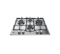 Hotpoint PCN 642 T/IX/HA Plaque de cuisson à gaz encastrable en acier inoxydable à 4 brûleurs