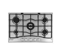 Hotpoint Plaque de cuisson PCN 752 T/IX/HAR Gaz 75 cm Acier inoxydable 5 foyers Intégrée