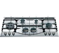 HOTPOINT ARISTON plaque de cuisson à gaz de 90 cm PHN 962 TS/IX/HA PHN962TSIXHA avec 6 brûleurs (Inox - Acier)