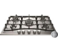 HOTPOINT PNN 751 IX Plaque de cuisson gaz - 5 foyers - 10,5kW - L75 x P51cm - Revetement inox - Inox