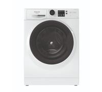 Hotpoint - PNS825CFR Lave-linge Hublot Posable - Capacité 8kg - Chargement Frontal, Moteur BPM, 1200 tr/min - Programmes Anti-allergie et Hygiène Vapeur, Affichage Digital, Départ Différé - Blanc
