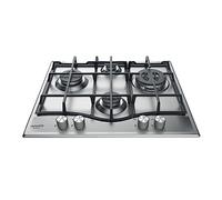 HOTPOINT PNN 641 IX Plaque de cuisson Gaz - 4 foyers - 8850 W - L 60 x P51 cm - Revêtement Inox
