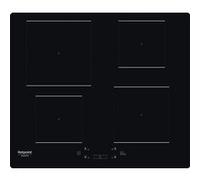HOTPOINT - HQ5660SNE - Table de cuisson induction - 4 foyers - 7200W - L60 cm - Rêvetement verre noir