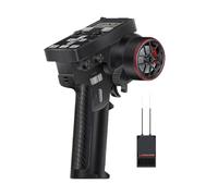 HOTRC CT6B 8CH 2. Émetteur 4G Émetteur et récepteur Multi-fonction Remote Control Compatible avec les modèles de bateaux de voiture RC Rock Off Road