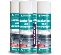 HOTREGA Lot de 4 flacons de nettoyant pour Four et Barbecue 300 ML